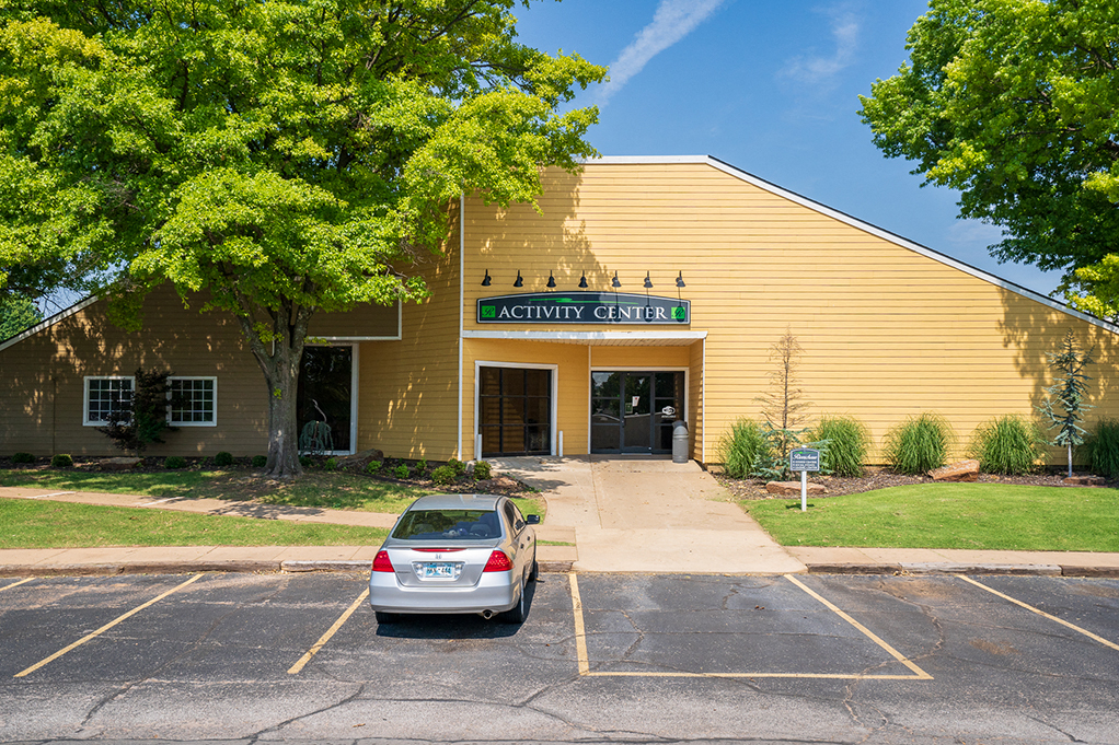 Parking Spaces in Front of the Riverchase Apartments Activity Center
