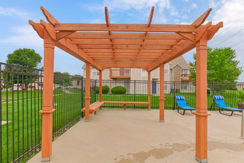 Pergola near Pool