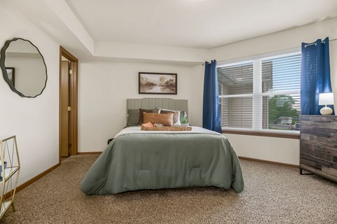 Bedroom with Abundant Natural Light