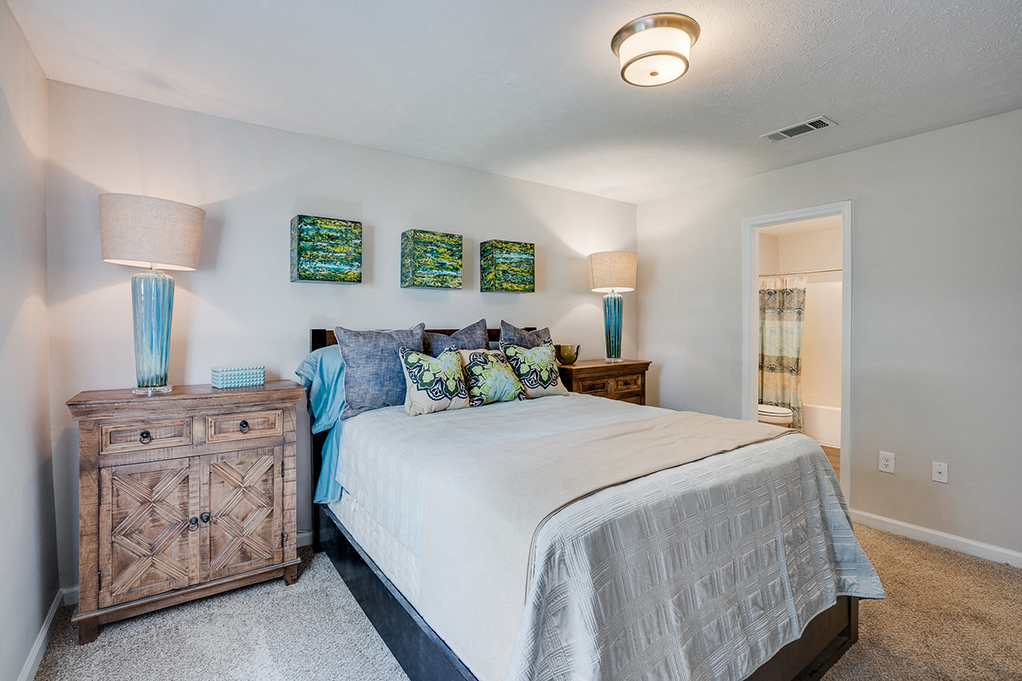 Bedroom with Attached Bathroom