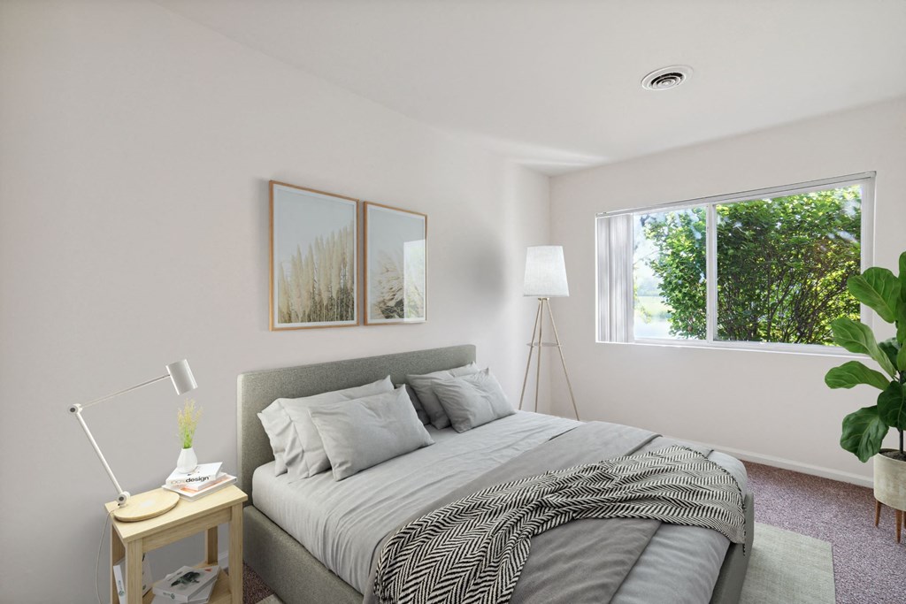 Bedroom with Abundant Natural Light