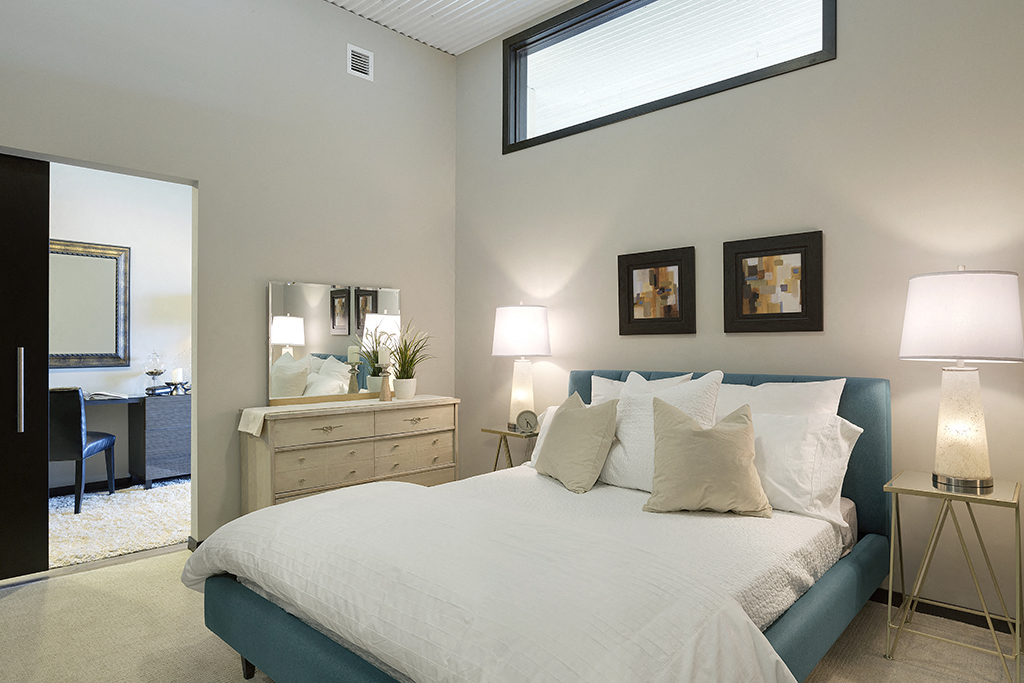 Spacious Bedrooms with Tall Ceilings