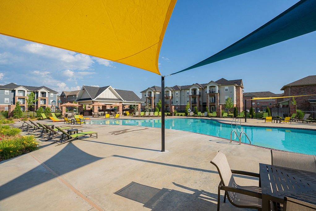 Sun Canopies at the Pool