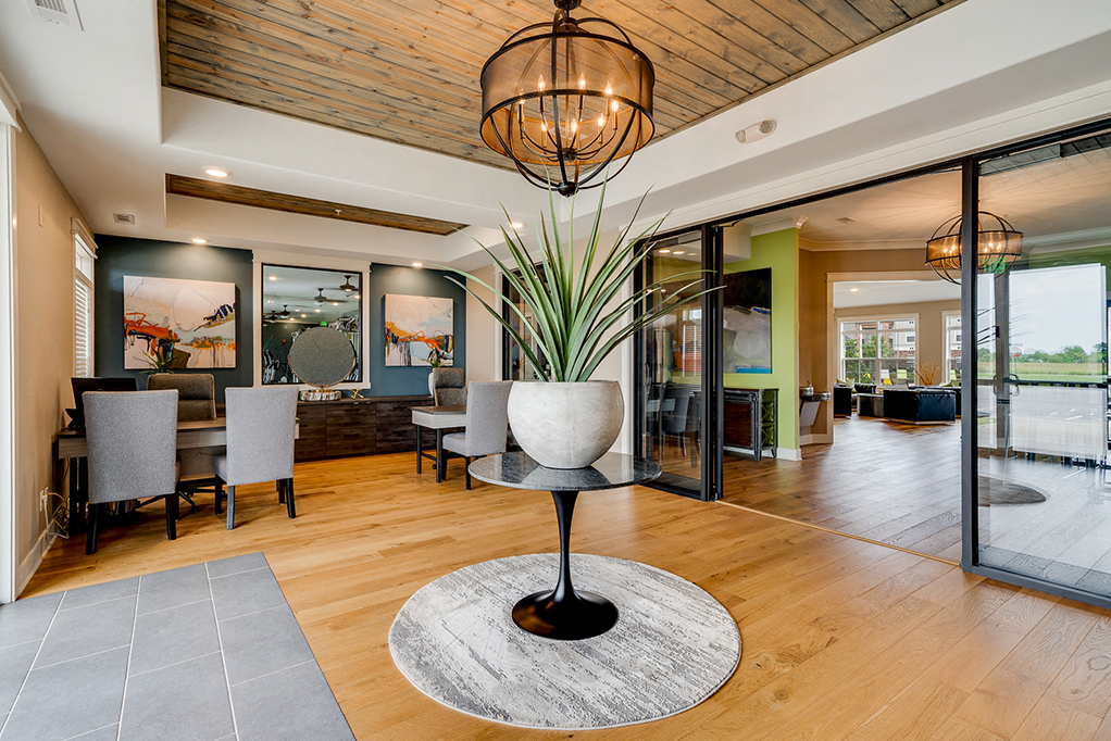 Interior Entrance to the Sullivan Square Clubhouse