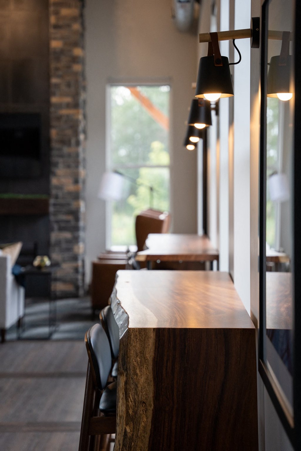 Live Edge Wood High-Top Tables