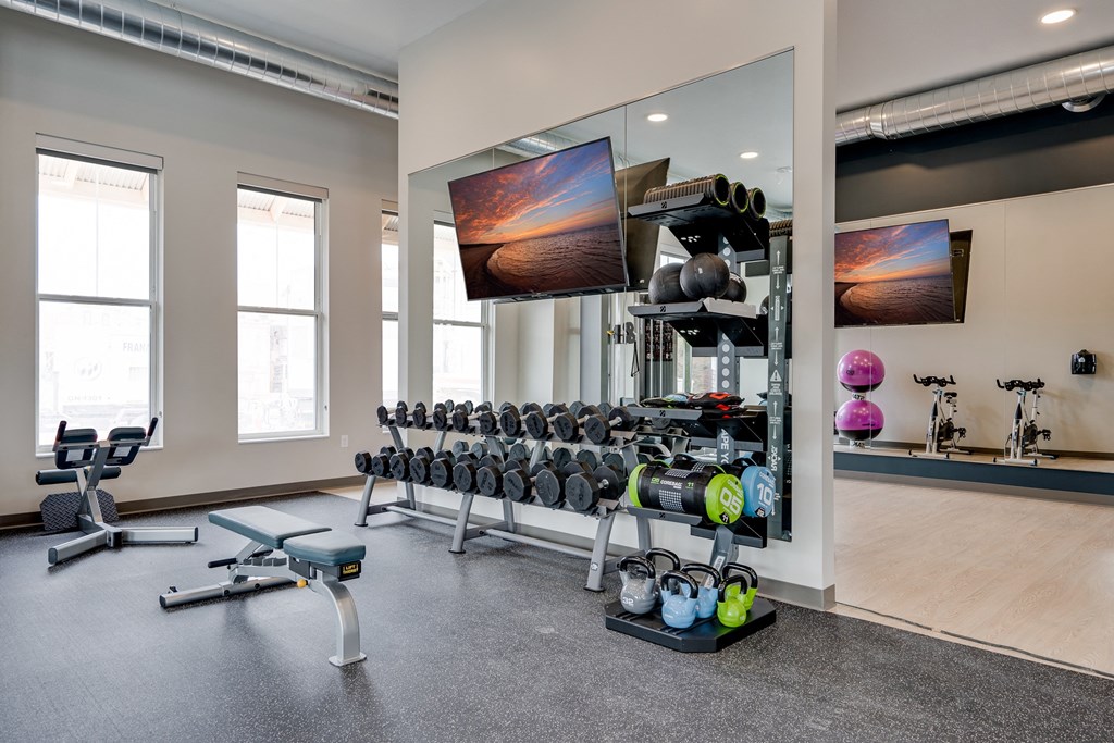 Free Weights at the Fitness Center