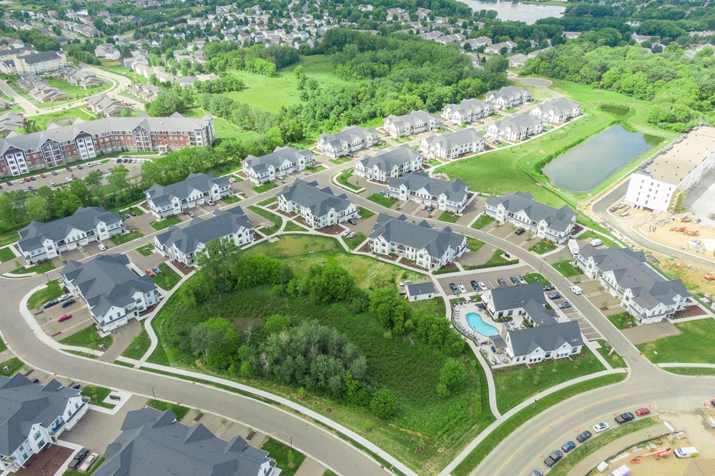 Aerial View Of The Sundance Woodbury Neighborhood