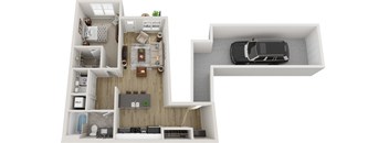 Kensington Floor Plan With Attached Garage