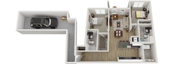 Wagner Floor Plan With Attached Garage