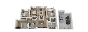 Rigby Floor Plan With Attached Garage