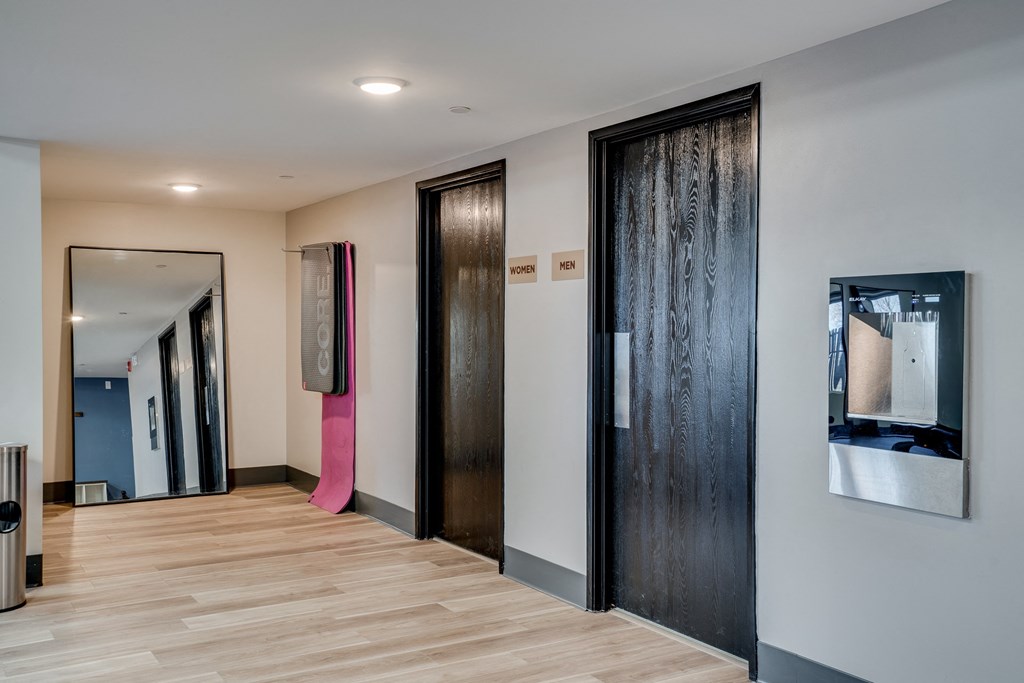 Attached Bathrooms in the Fitness Center
