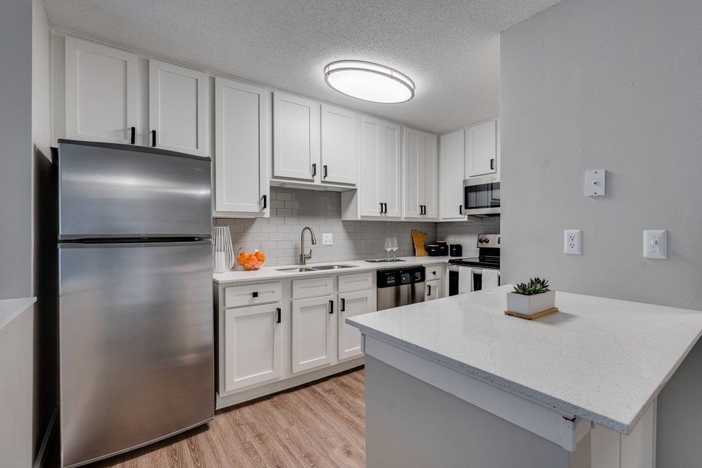 Kitchen With Stainless Steel Appliances