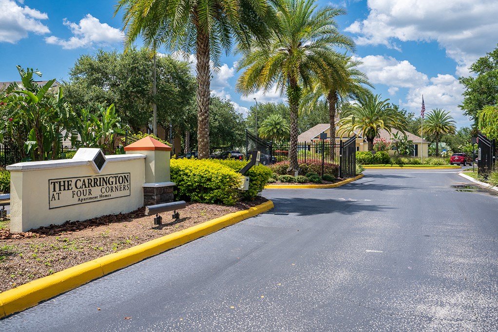 The Carrington at Four Corners Monument Sign
