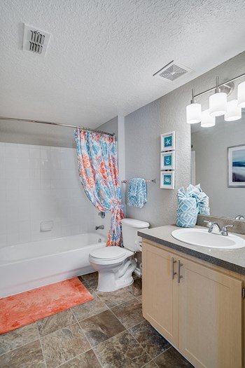Bathroom with Tile Floor - Photo Gallery 38