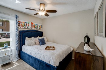 Bedroom with Ceiling Fan and Light - Photo Gallery 39