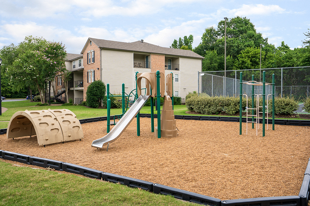 On-Premise Playground with Slide and Monkey Bars