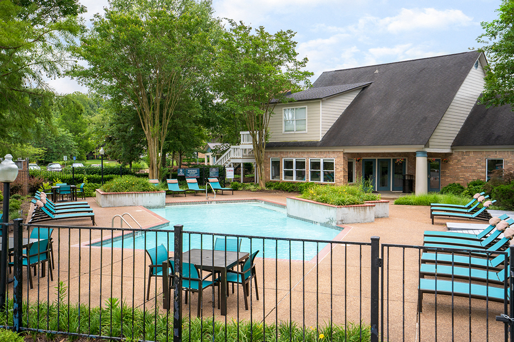 Second Outdoor Pool with Lounge Chairs
