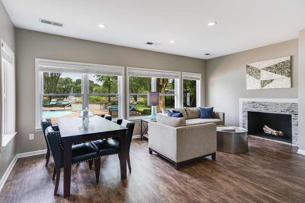Clubhouse Lounge and Dining Area