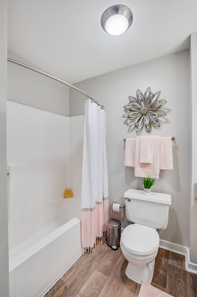 Bathroom with Large Shower and Tub