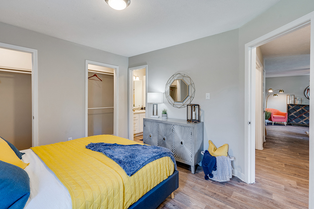 Bedroom with Two Closets and On Suite Bathroom