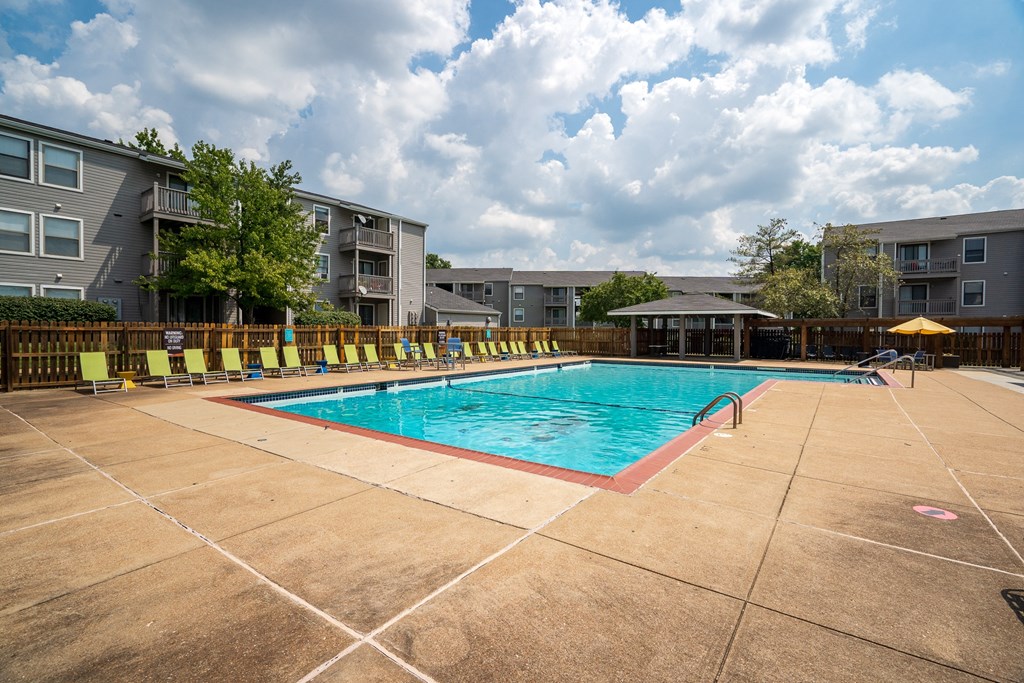 Pool Sundeck With Lounge Chairs