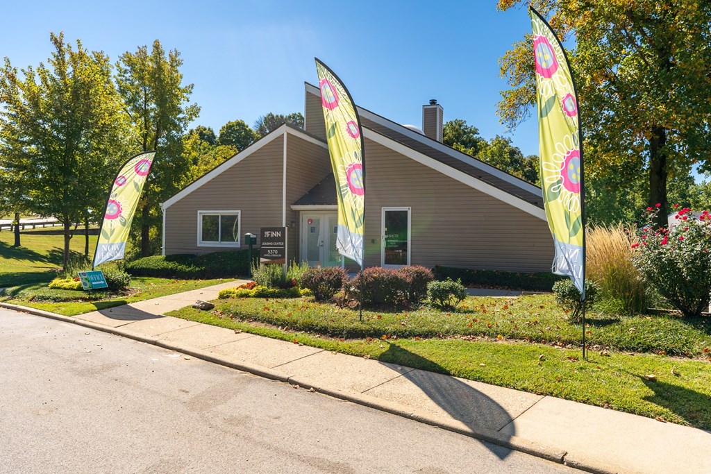 Exterior of the Leasing Office