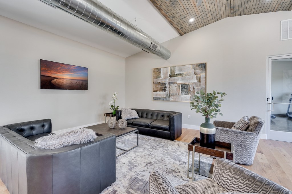 Clubhouse Lounge Adjacent to the Fitness Center