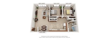 Timberland At Crestbruck_Two Bedroom A