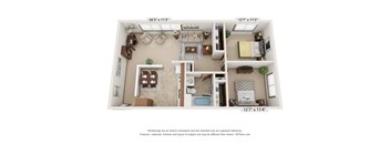 Timberland At Crestbruck_Two Bedroom B