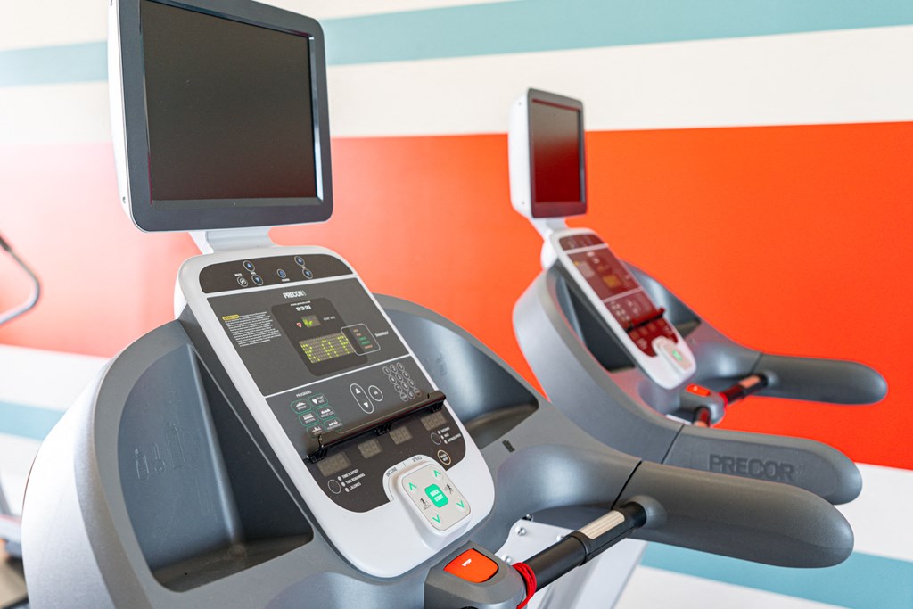 Cardio Equipment At The Fitness Center