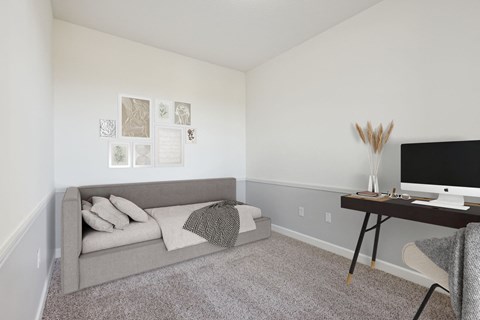 Work From Home Room with Large Window