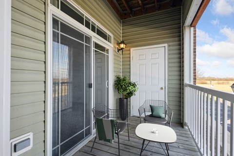 Balcony with Furniture