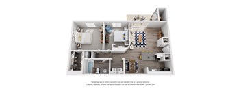 2 Bedroom A Floor Plan