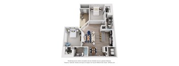 2 Bedroom B Floor Plan