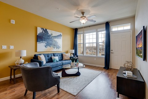 Living Room Featuring Private Entrance