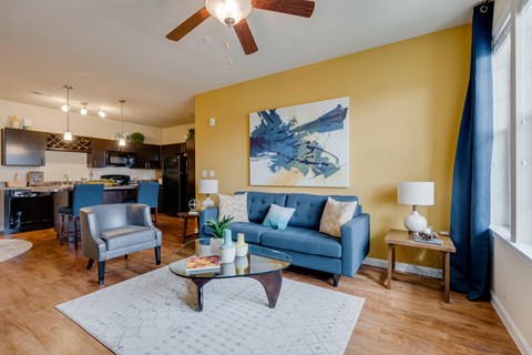 Open Concept Living, Kitchen & Dining