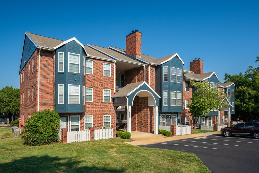 Lush Grass In Front Of Willowbend Apartment Homes