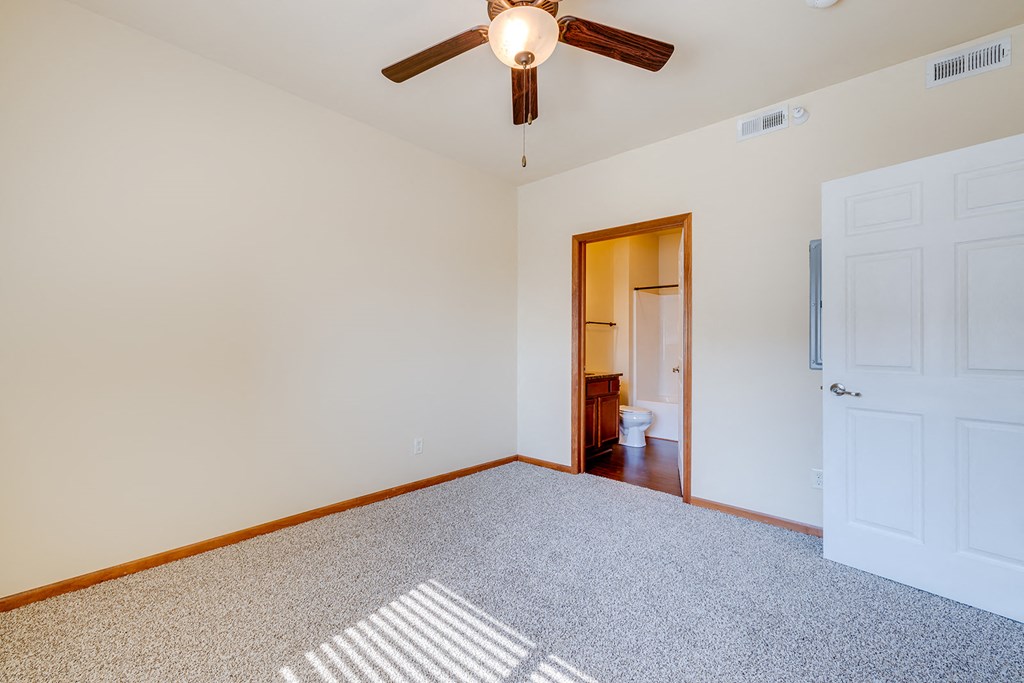 Bedroom with Plush Carpeting