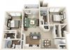 The Cherokee Floor Plan