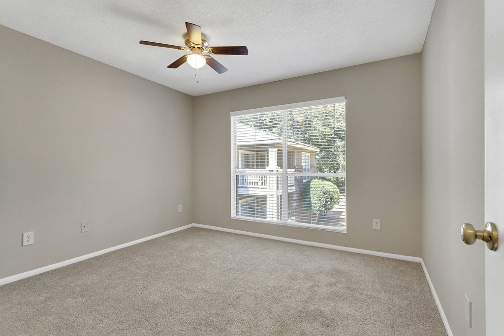 Spacious Bedroom with Large Windows
