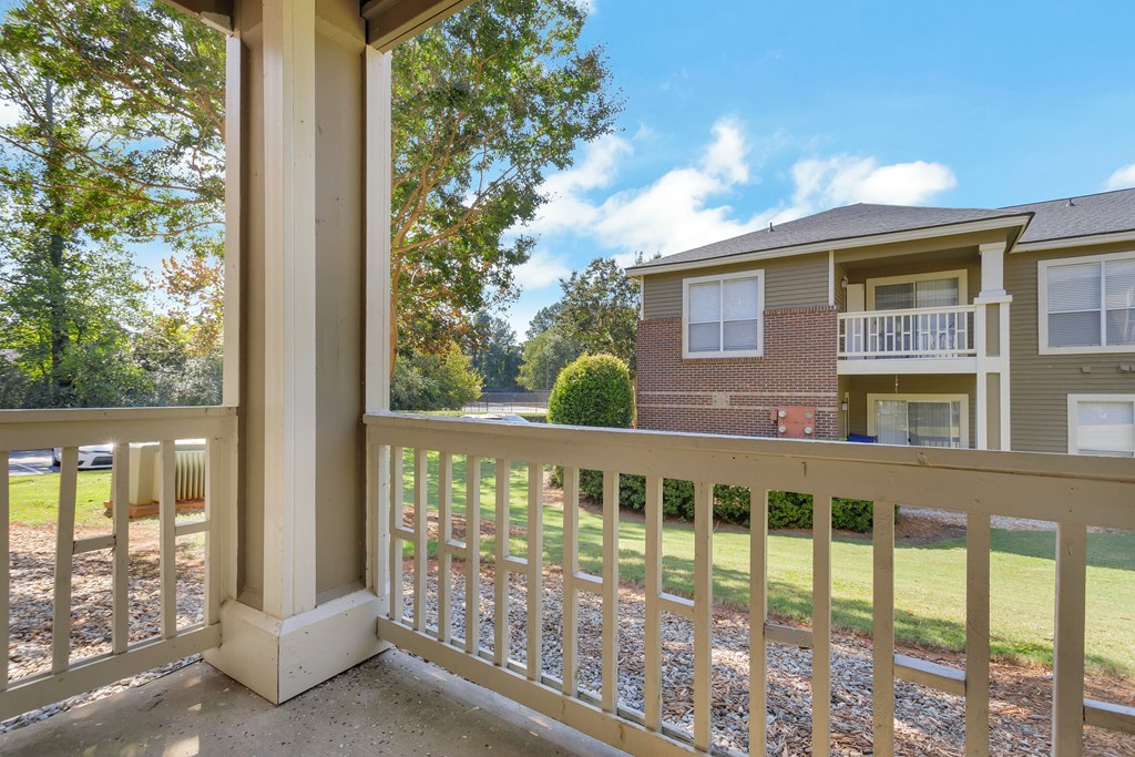 Patio With Wooded Views