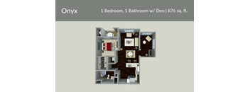 Onyx (1 Bedroom with Den)
