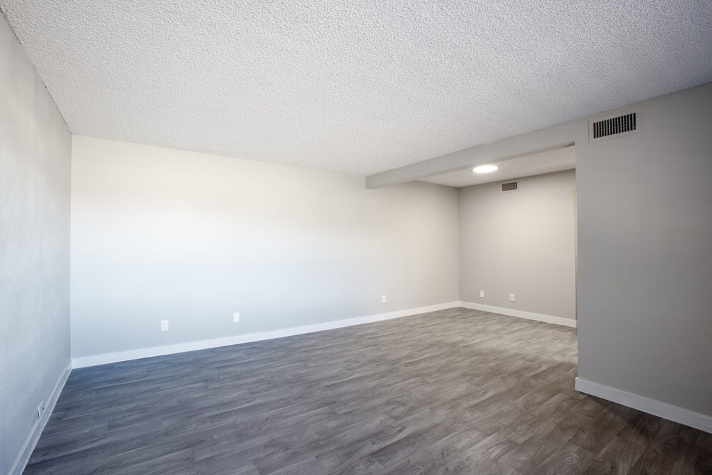 Two Bedroom Living Room at Ascent on Pantano, Tucson, AZ