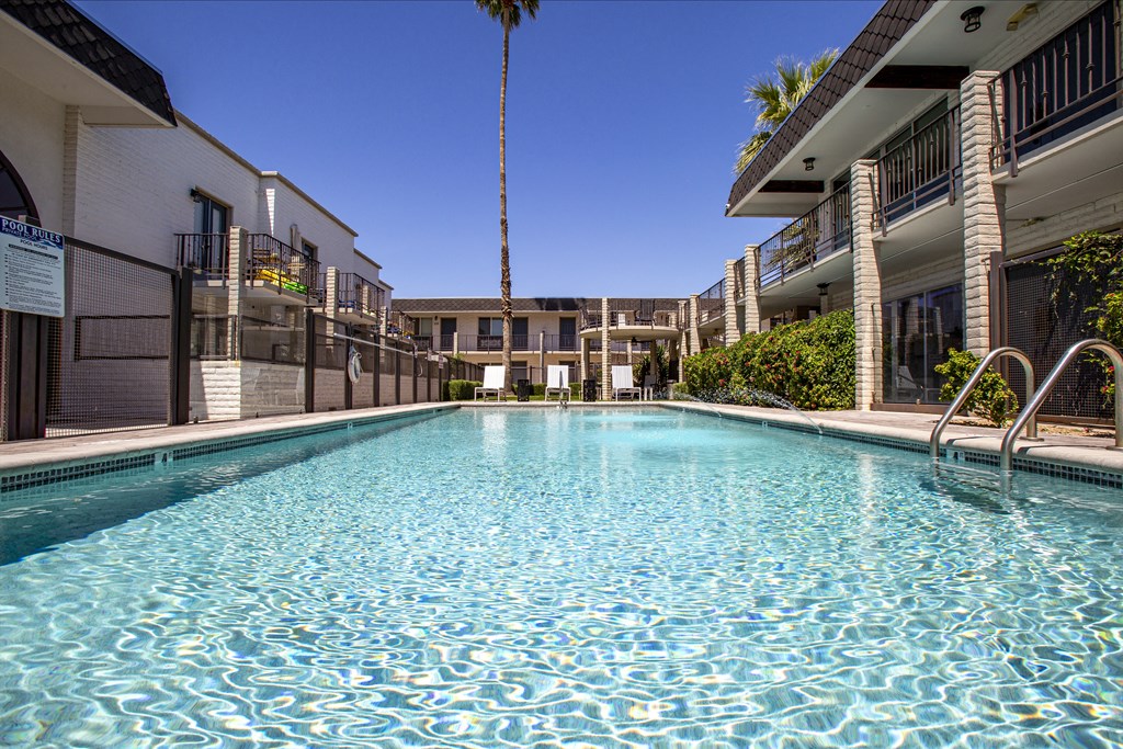 Olympic style pool at Arcadia Gardens, Phoenix, Arizona