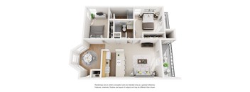 C Floor Plan at Ascent on Spence, Tempe