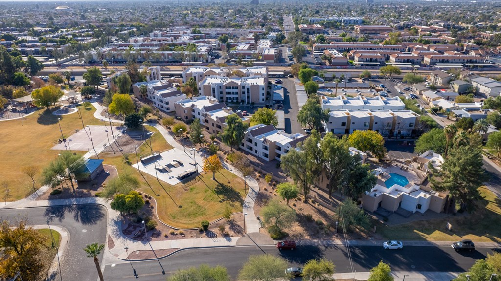 Aerial View Of City at Ascent on Spence, Arizona