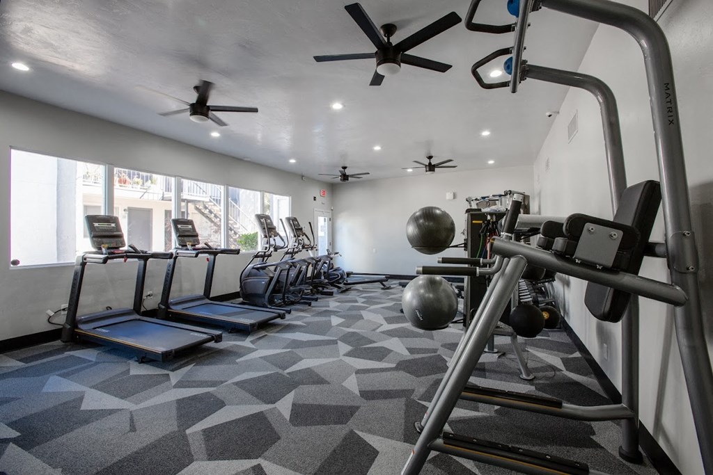 Newly remodeled fitness room at Ascent on Pantano, Tucson, AZ