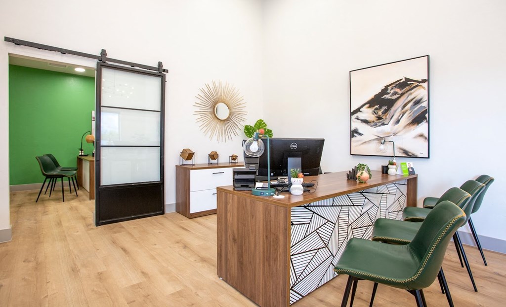 Renovated Leasing Office at The Vintage Apartments, Tucson, AZ, 85710