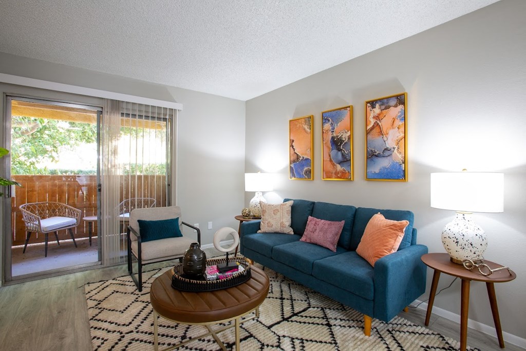 living room, the luxe suites of Ascent on Peoria Apartments, Phoenix, 85029
