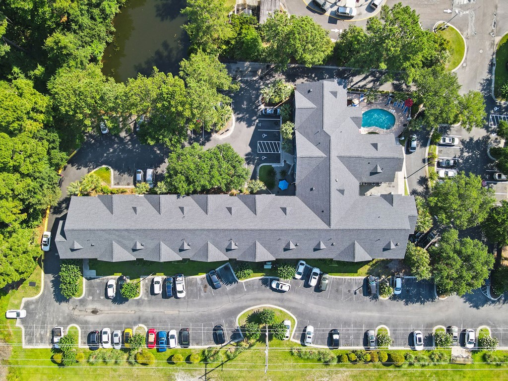 arial view of Nextloft Apartments, Bluffton, 29910